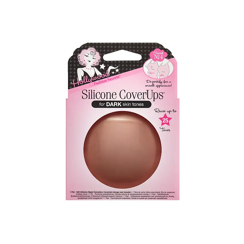 Hollywood Fashion Secrets Silicone Cover Ups 1 Par Dark