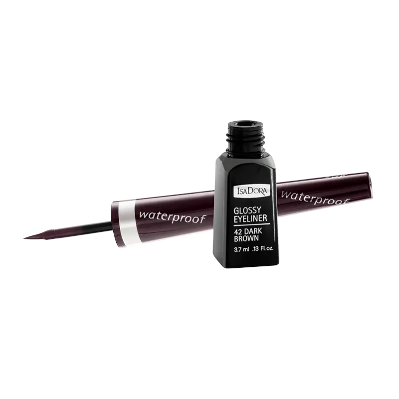 IsaDora Glossy Eyeliner 42 Dark Brown (3.7 ml)