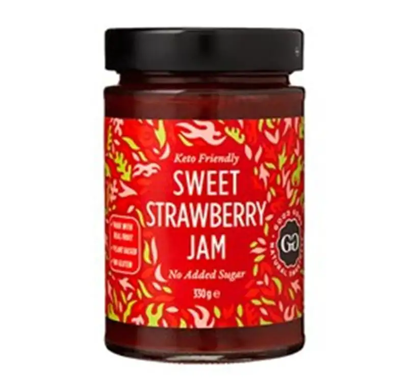 Good Good Jordbærmarmelade med Stevia (330 g)