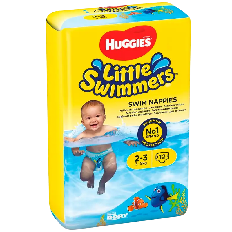Huggies Little Swimmers Small 3-8 Kg (12 stk)