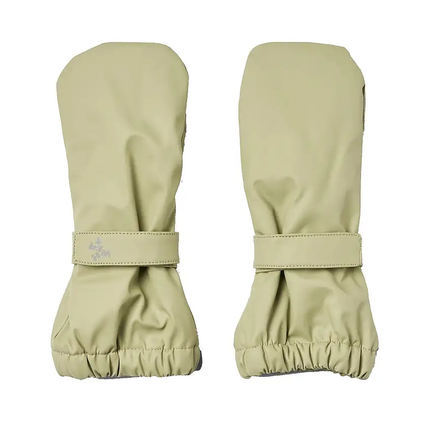 WHEAT Rain Mittens Rily Green Tea Str XL/ 6-8 år