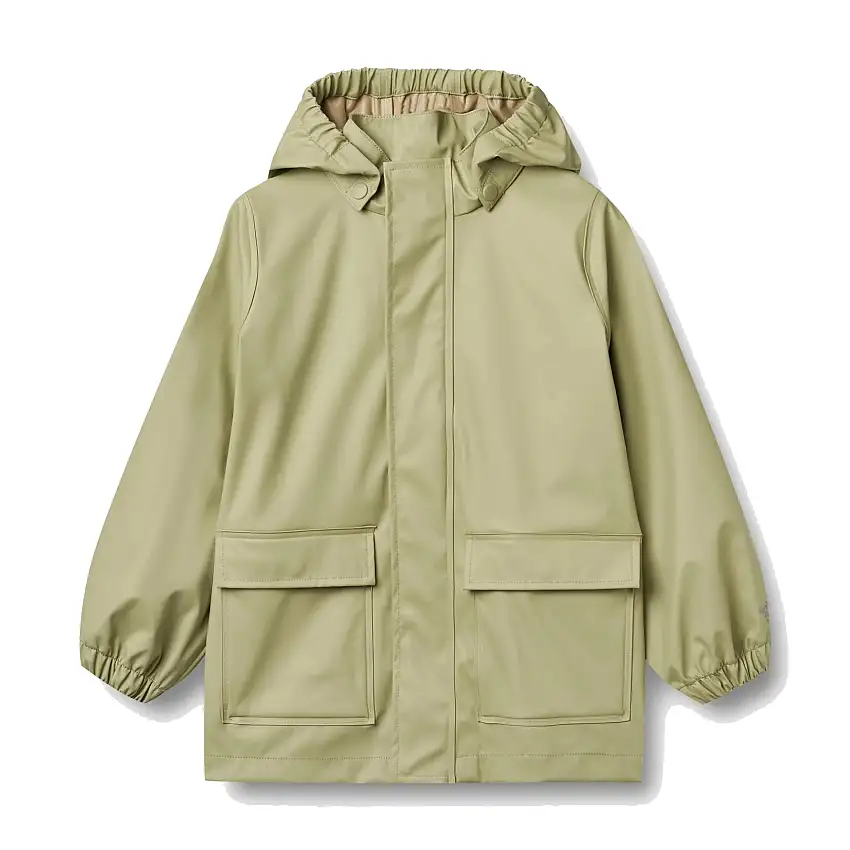 WHEAT Rainwear Ollo Jacket Green Tea Str 152/12 år