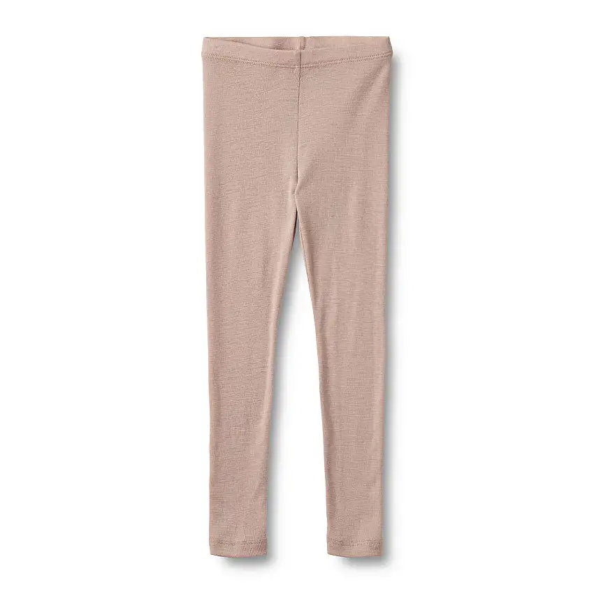 WHEAT Wool Leggings Agi Dry Rose Str 92/2 år