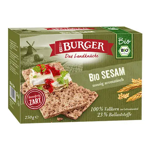 Knækbrød Sesam Økologisk | 250 gr
