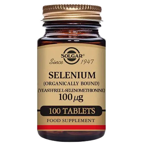 Solgar Selenium 100 mcg (100 tabletter)