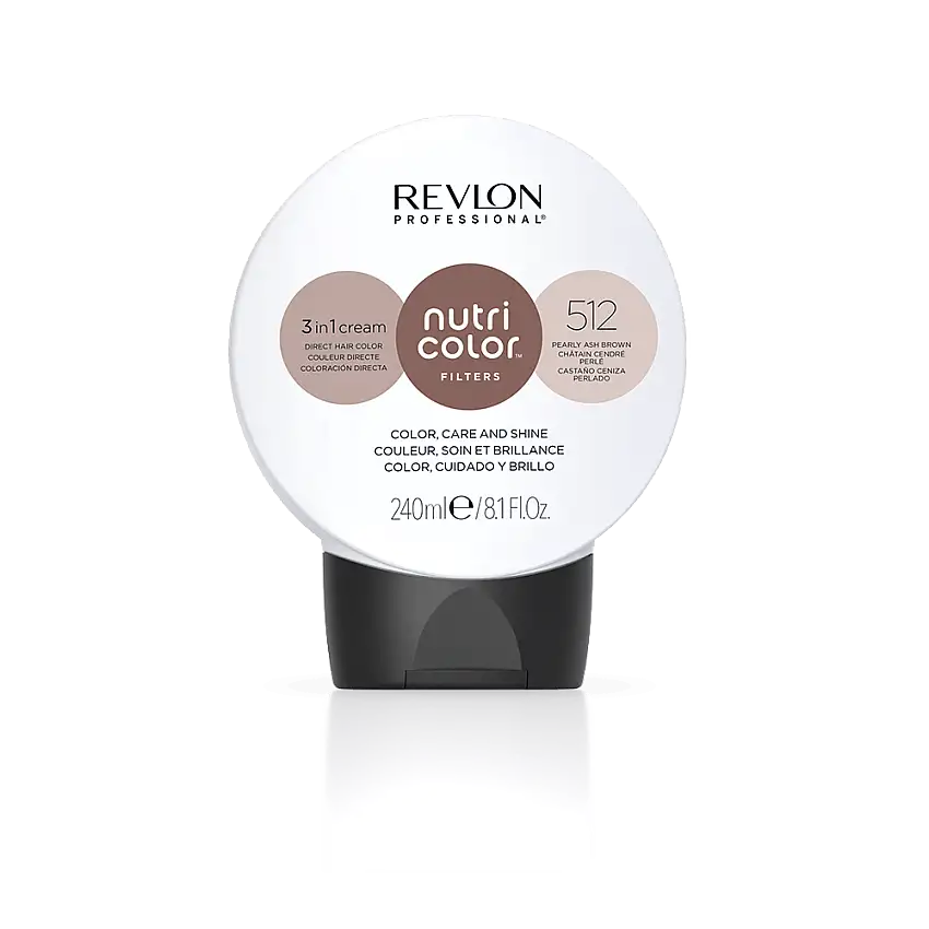 Revlon Professional Nutri Color Filters 512 Pearly Ash Brown 240 ml
