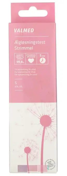 Valmed Ægløsningstest Strimmel 5 stk