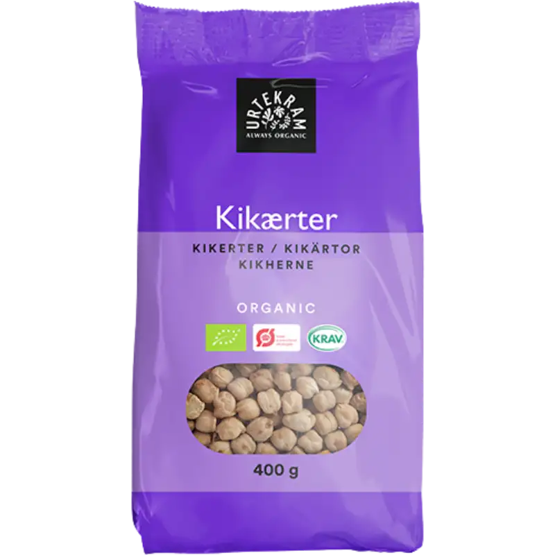 Urtekram Kikærter Ø (400 gr)