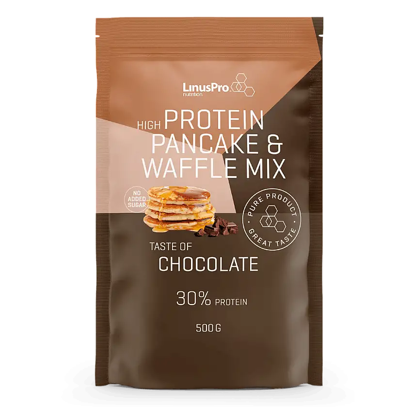 LinusPro Protein Pancake & Waffle Mix Chocolate 500 g