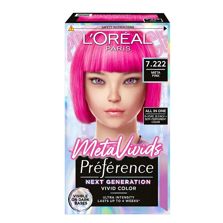 L'Oréal Paris Recital Préférence Metavivids 7.222 Meta Pink 1 stk