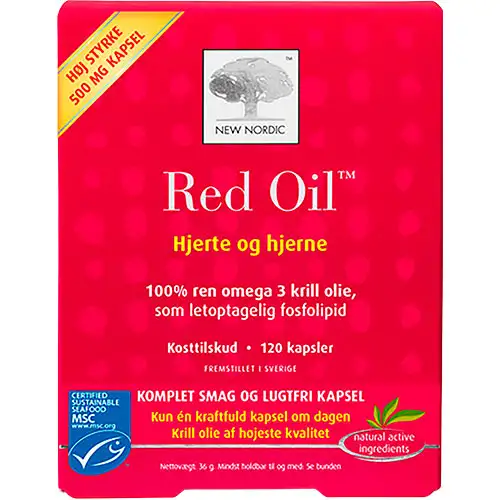 Red Oil - Krill Olie | 120 kapsler