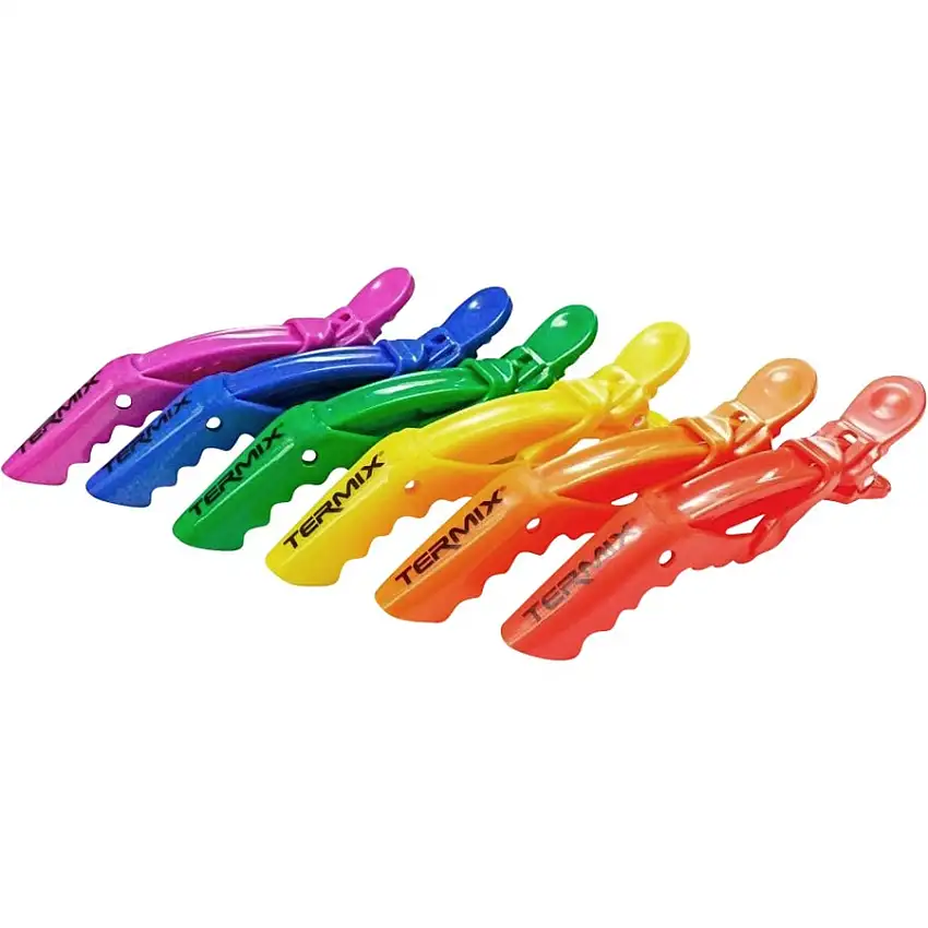 TERMIX Professionelt tilbehør Hårklemmer Pride 6 Stk.
