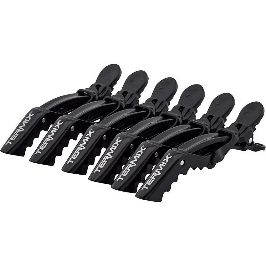 TERMIX Professionelt tilbehør Hårklemmer pakke med 6 6 Stk.