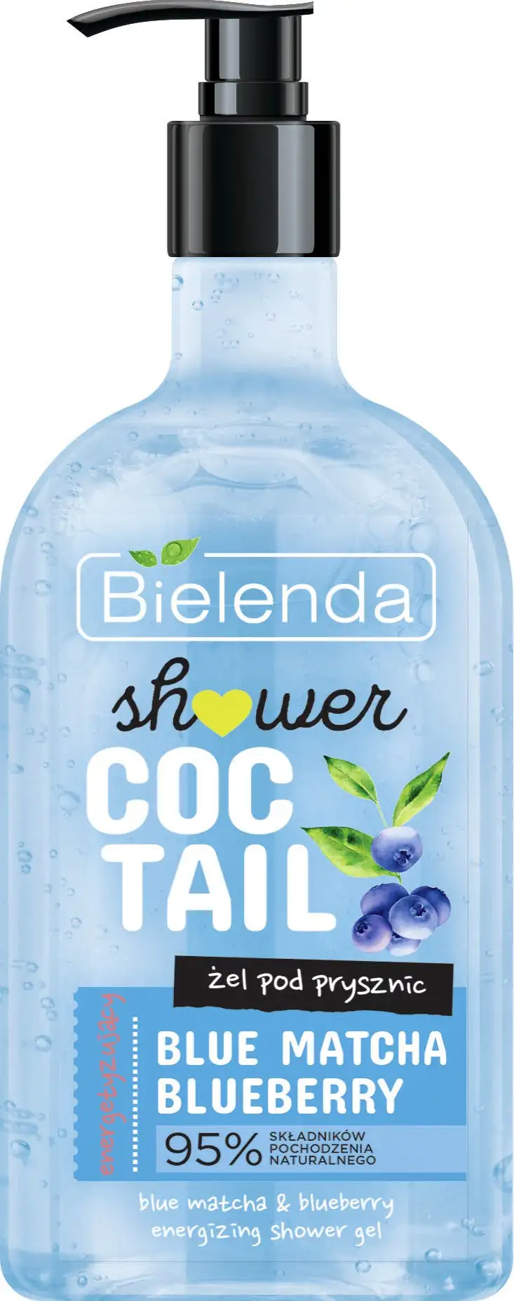 Bielenda Shower Coctail Energizing Shower Gel Blue Matcha + Blueberry 400 ml