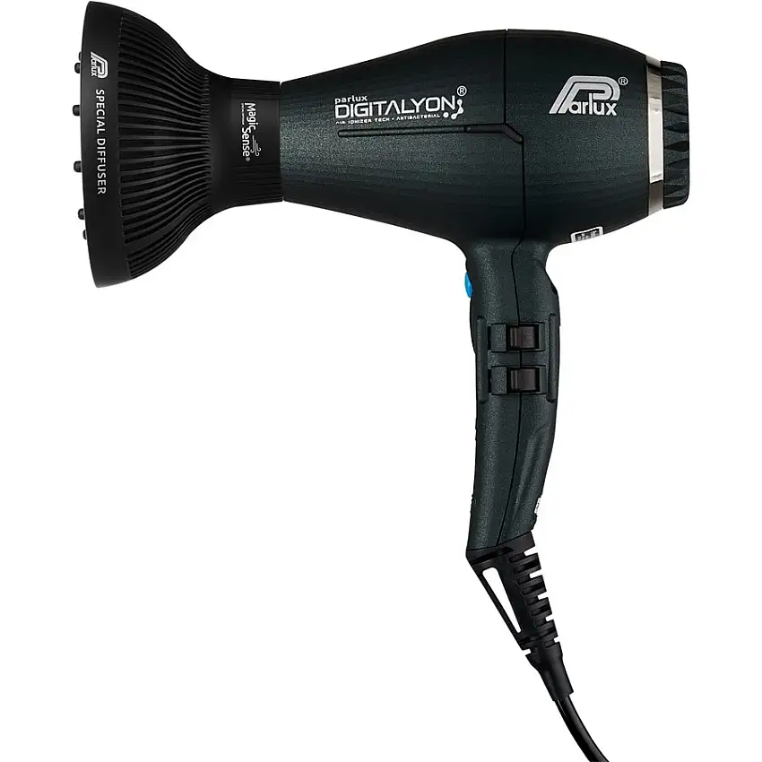 Parlux Hårtørrer Digitalyon Antracit med Magic Sense diffusor 1 Stk.