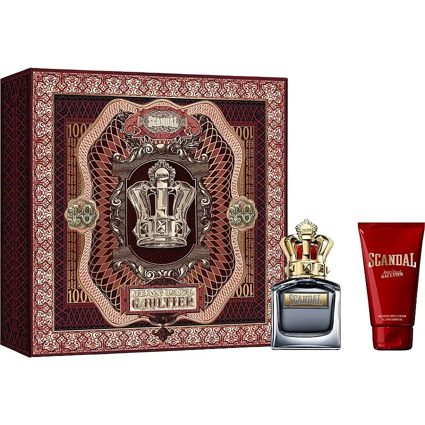 Jean Paul Gaultier Scandal pour Homme Gave sæt Scandal Eau de Toilette For Him 50 ml + Shower Gel 75 ml / 1 Stk.