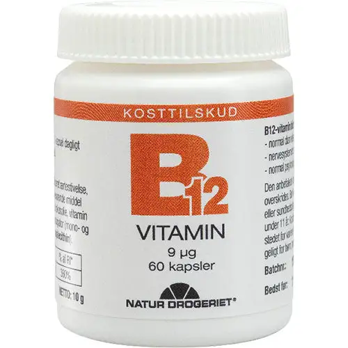B12 Vitamin 9 Ug | 60 kapsler