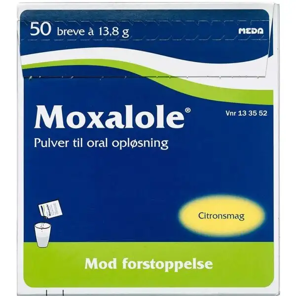 MOXALOLE PULVERE TIL ORAL OPLØSNING 50 STK