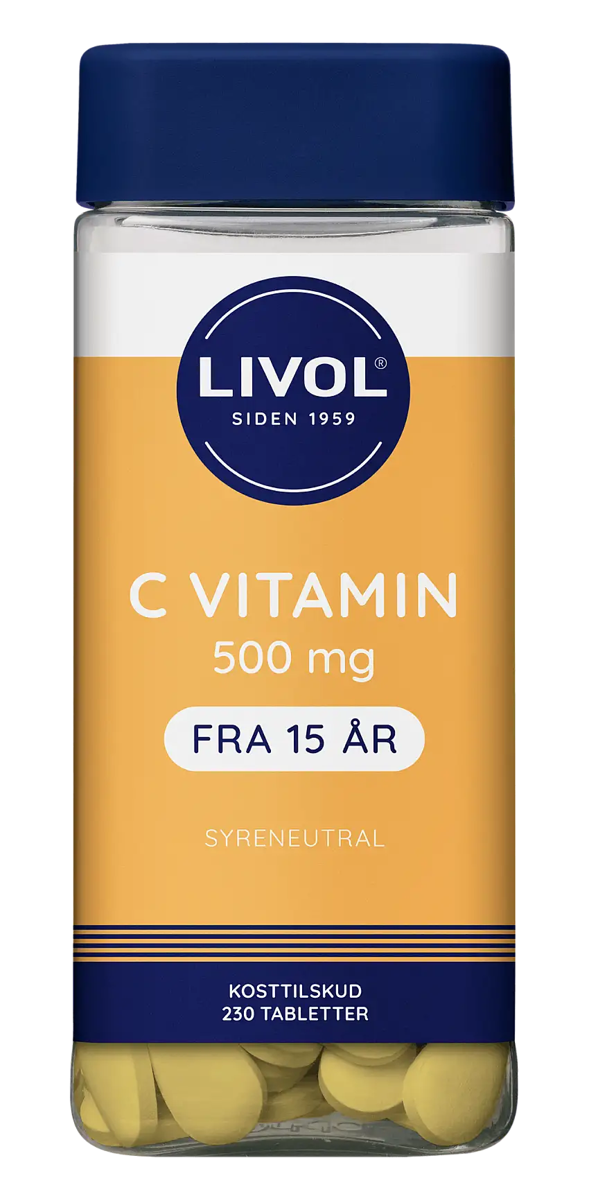 Livol C-Vitamin 500mg 230 stk