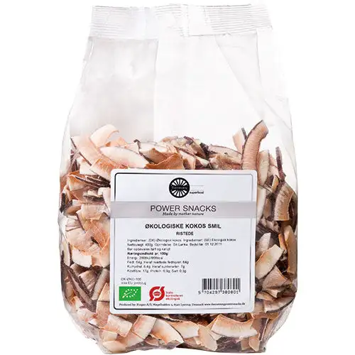 Kokos Smil Ristede Økologisk | 400 gr