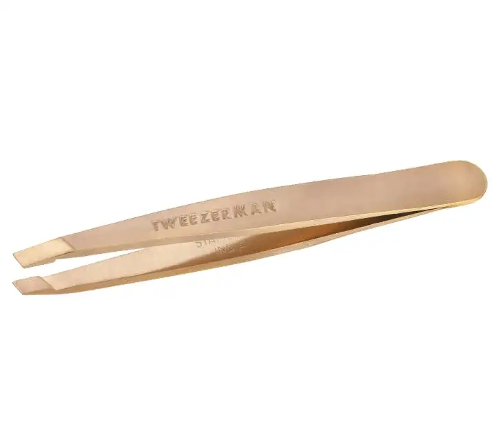 Tweezerman Mini Slant Tweezer Rose Gold 1 stk