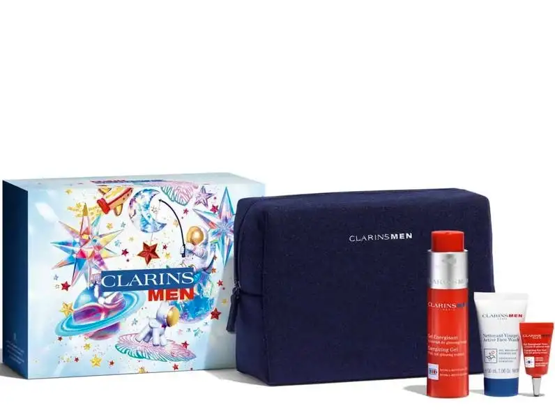 Clarins Men Energizing Essentials Gift Set 50 ml + 30 ml + 3 ml + 9 ml