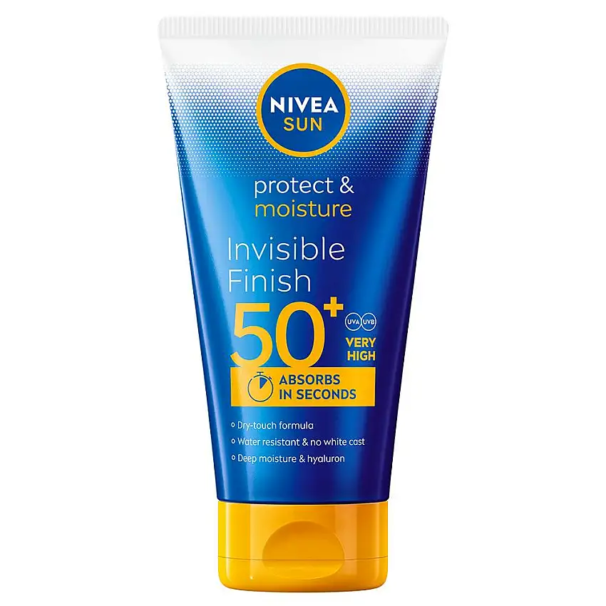 NIVEA Protect & Moisture Invisible Finish SPF 50+ 150 ml