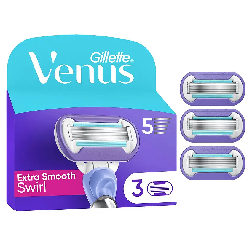 Gillette Venus Swirl Barberblade 3 stk