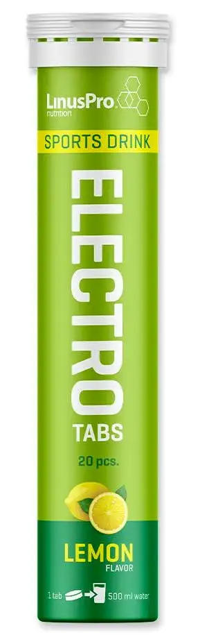 LinusPro Elektrolyt Tabs Lemon 80 g