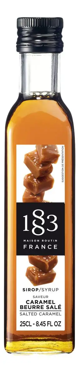 1883 Sirup Saltet Karamel - 250 ml.