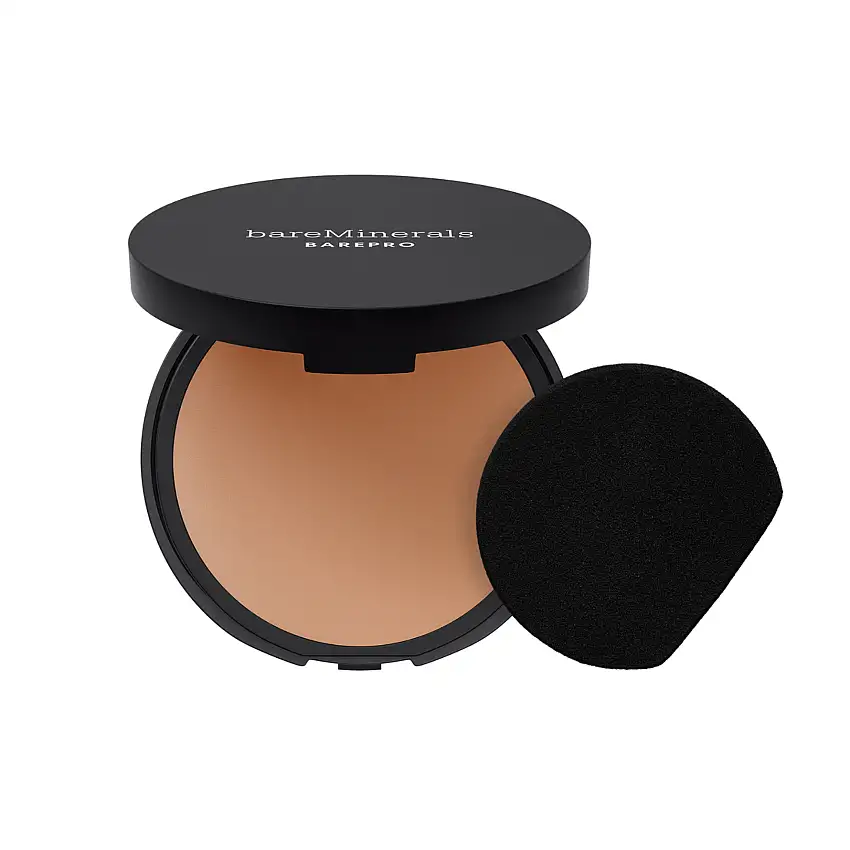 bareMinerals BarePRO 24H Skin-Perfecting Pressed Powder Medium Deep 40 Cool