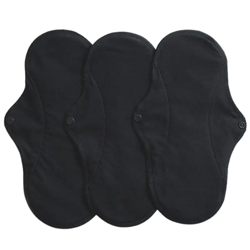 Imse Sanitary Pads Active Regular Black (3 stk)