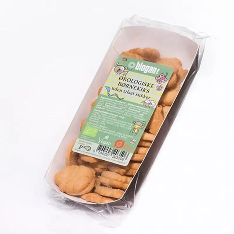 Biogan Børnekiks sødet m. sirup Ø (140 g)
