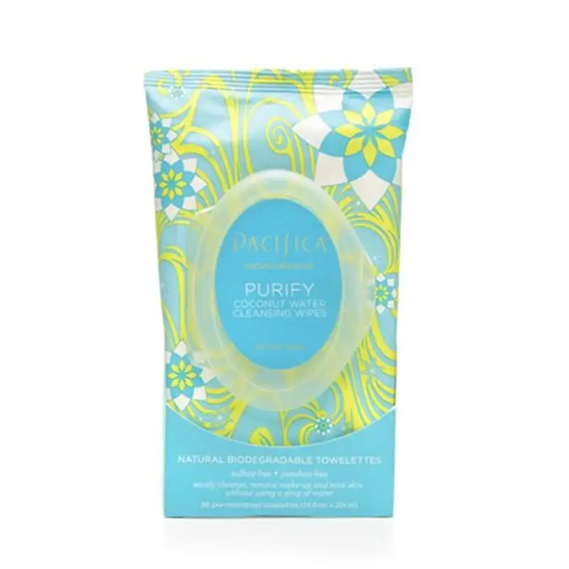 Purify Coconut Water cleansing wipes