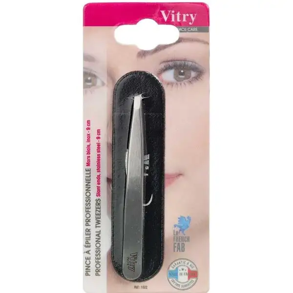 VITRY PINCET STÅL, SKRÅ