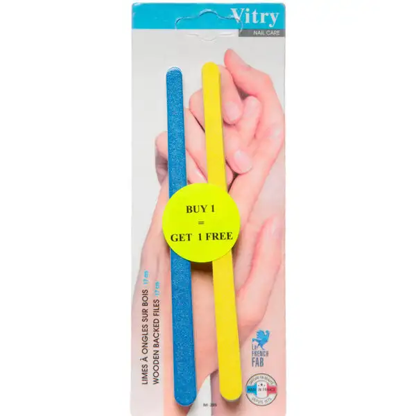 VITRY TRÆBEKLÆDTE NEGLEFILE (17 CM)