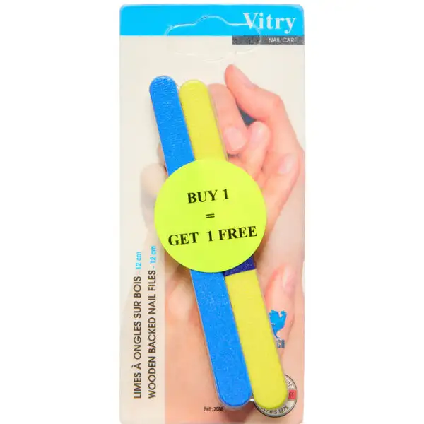 VITRY TRÆBEKLÆDT NEGLEFIL (12 CM)