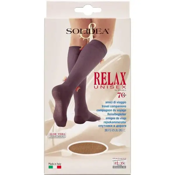 SOLIDEA RELAX UNISEX 70 KNÆSTRØMPE (M/CAMEL)