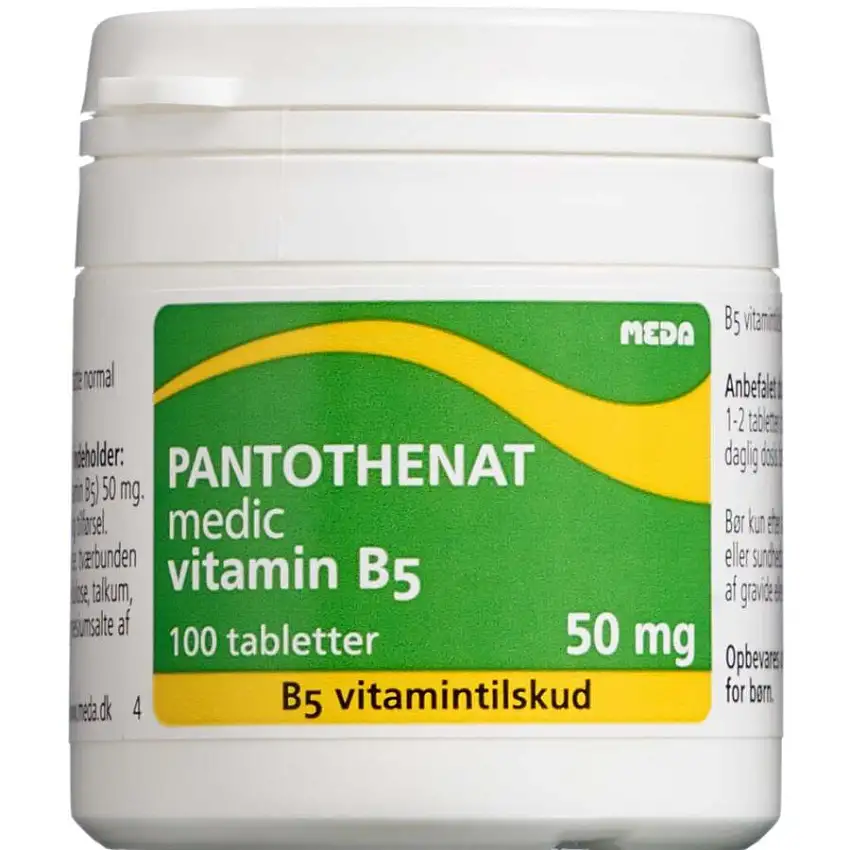 Viatris Pantotenat Vitamin B5 tabletter