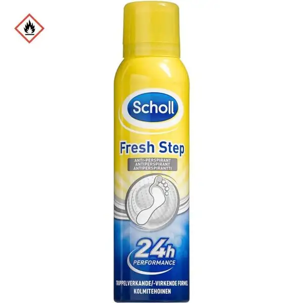 SHOLL FRESH STEP ANTIPERSPIRANT DEODORANT SPRAY