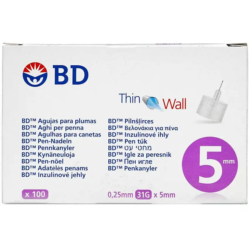 BD Penkanyle 0,25 x 5 mm (31G)