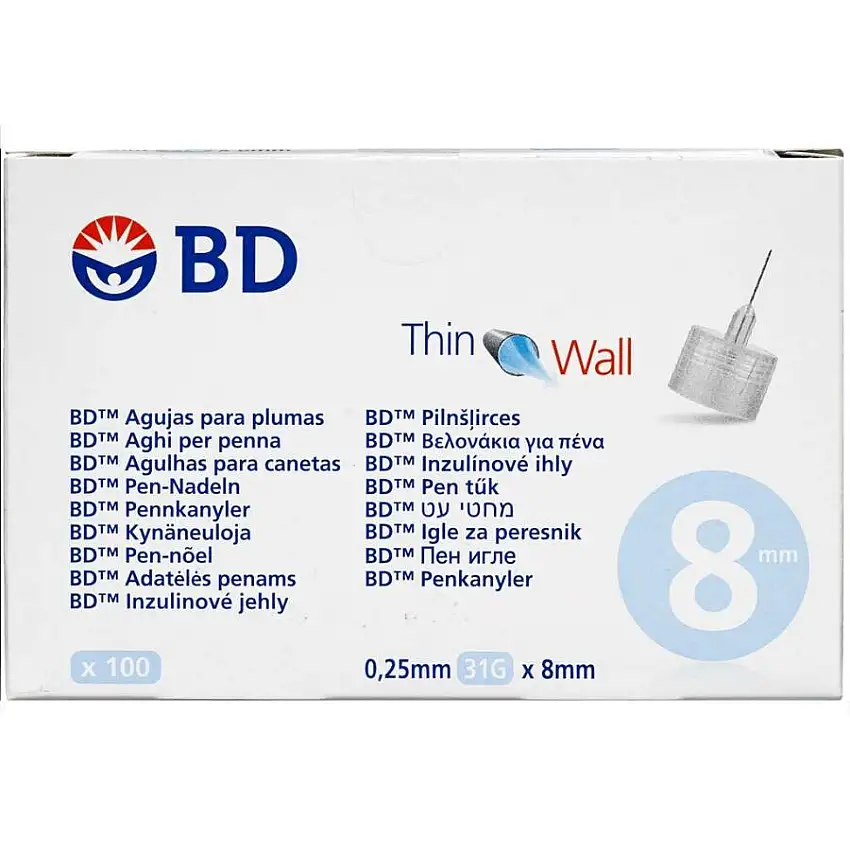 BD Penkanyle 0,25 x 8 mm (31G)