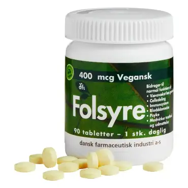 Grønne Vitaminer folsyre