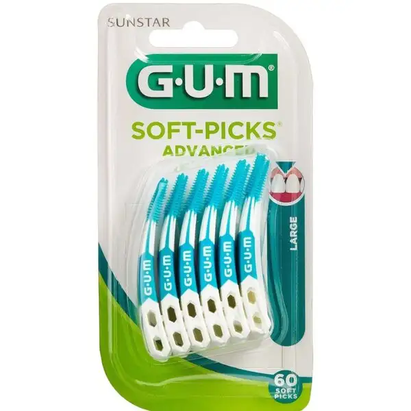 GUM SOFT-PICKS ADVANCED (L - 60 STK)