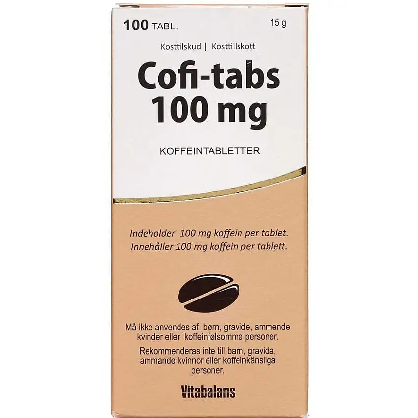 Vitabalans Cofi-Tabs 100mg tabletter