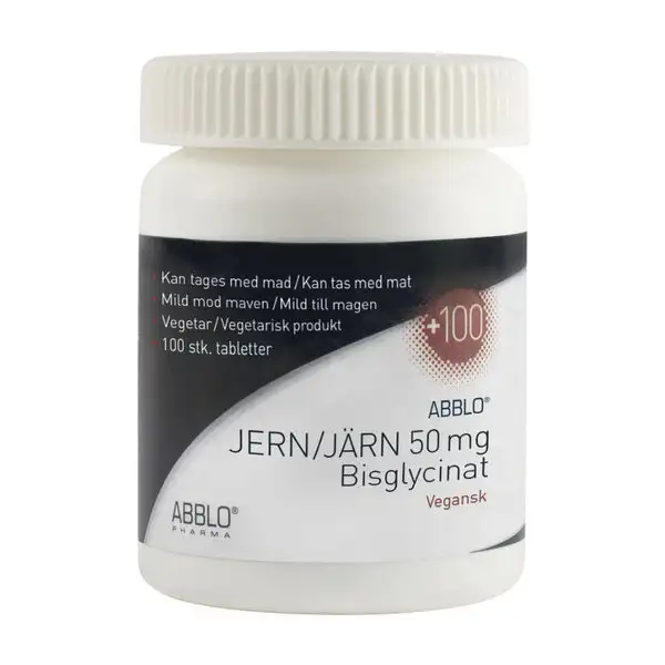 ABBLO JERN 50 MG BISGLYCINAT (100 STK)