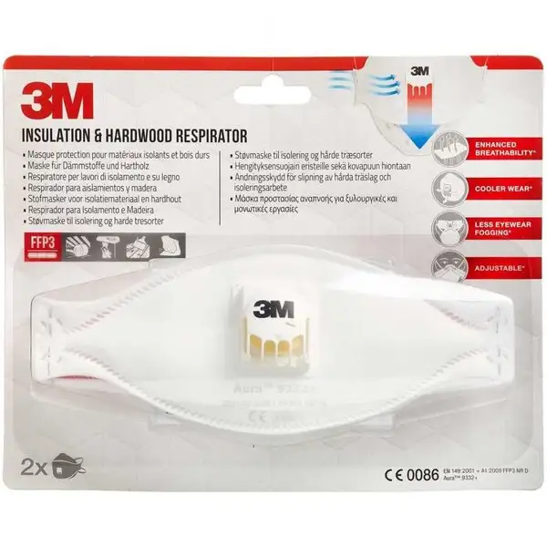 3M SIKKERHEDSMASKE (FFP3)