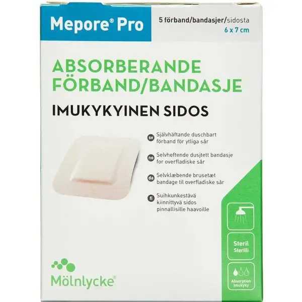 MEPORE PRO FORBINDING (6X7 CM) 5 STK