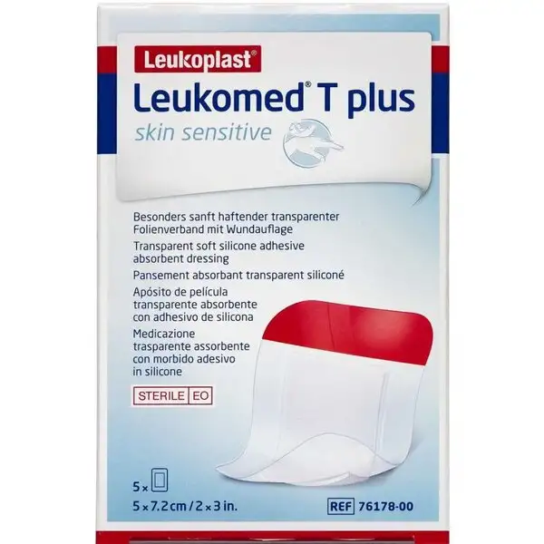 LEUKOMED T PLUS SKIN SENSITIVE (5 X 7,2CM)
