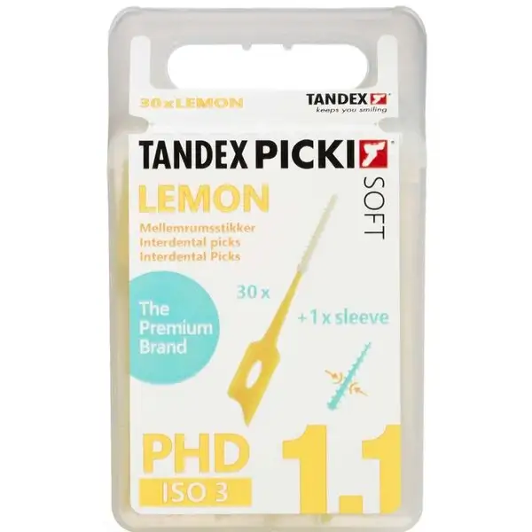 TANDEX PICKI SOFT LEMON (30 STK)